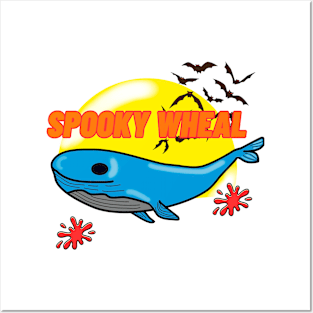 Spooky whale Posters and Art